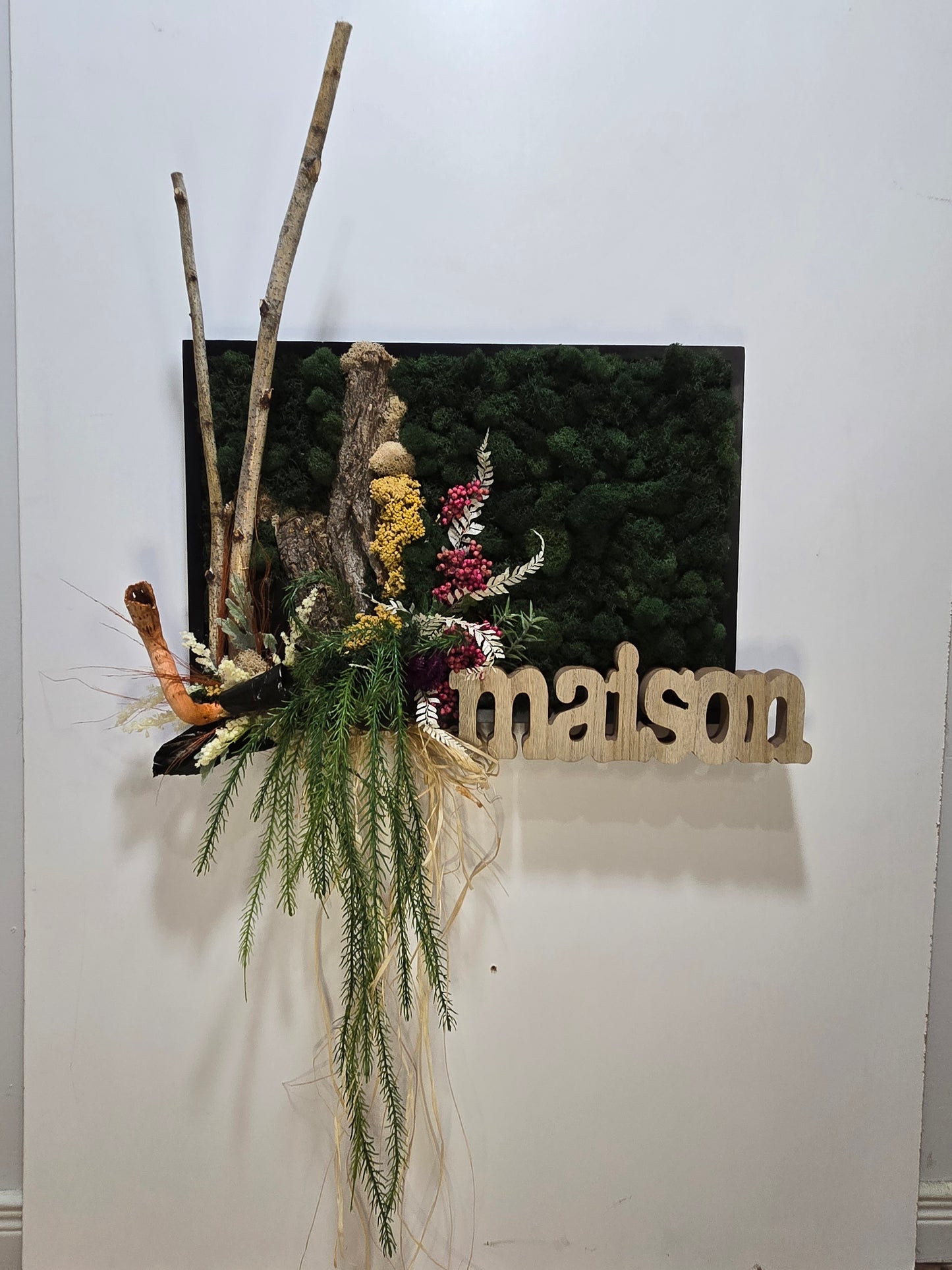 Cadre végétaux 27" x 36" avec cascade