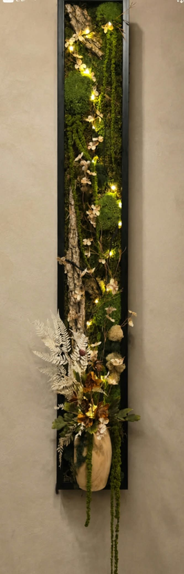 Tableau végétal lumineux.