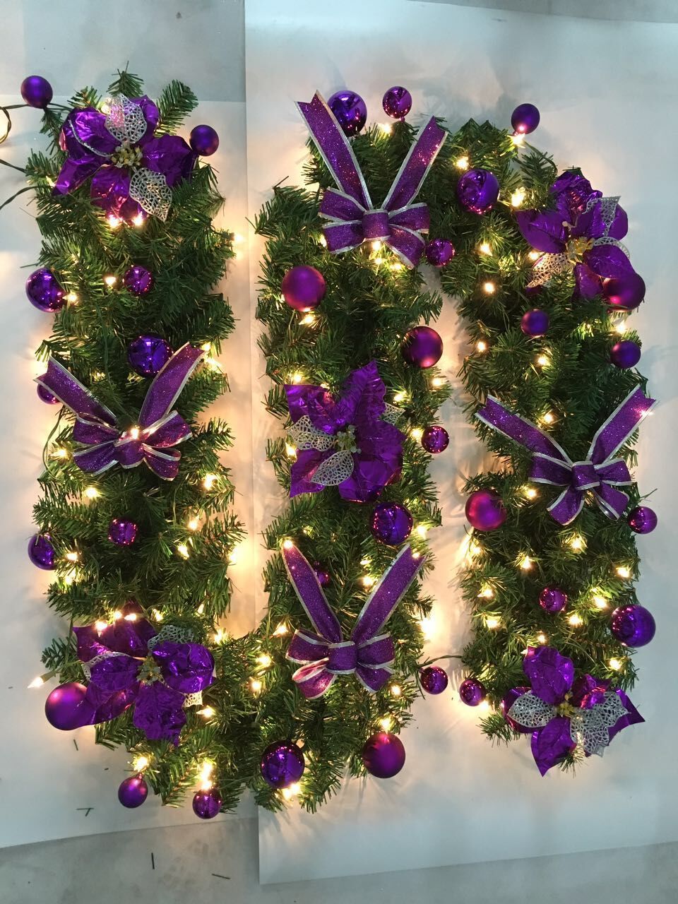 Christmas Pendant Decoration Rattan Scene