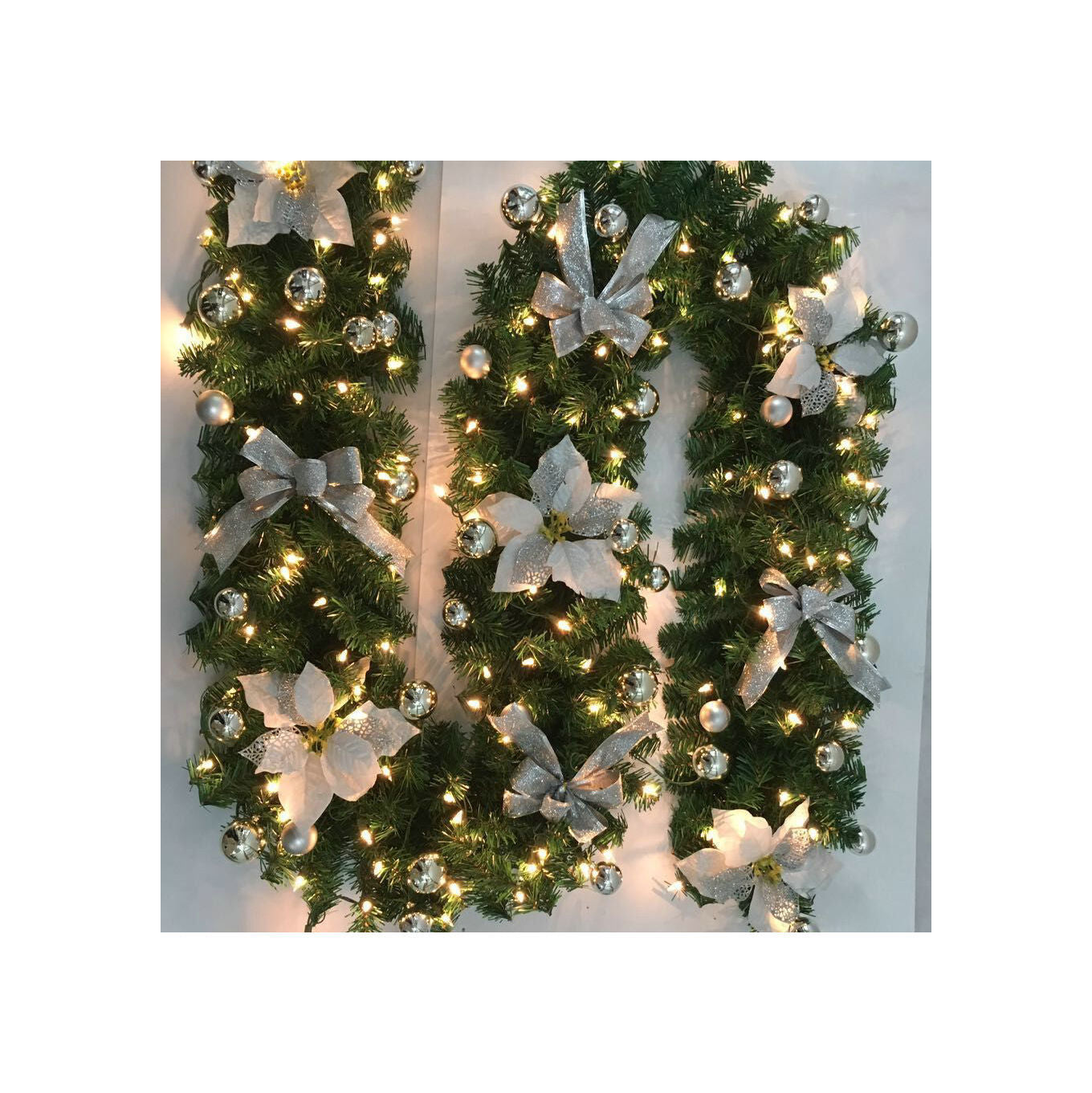 Christmas Pendant Decoration Rattan Scene