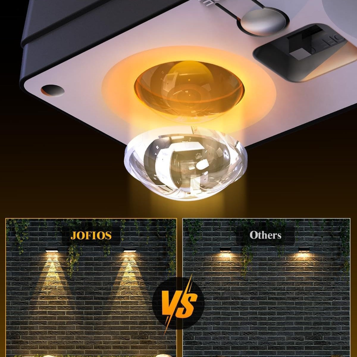 Fence Solar Light – Discreet and warm outdoor lighting