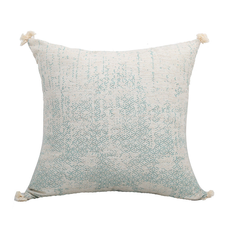 Housse de coussin tuftée texturée – Ambiance Stignature