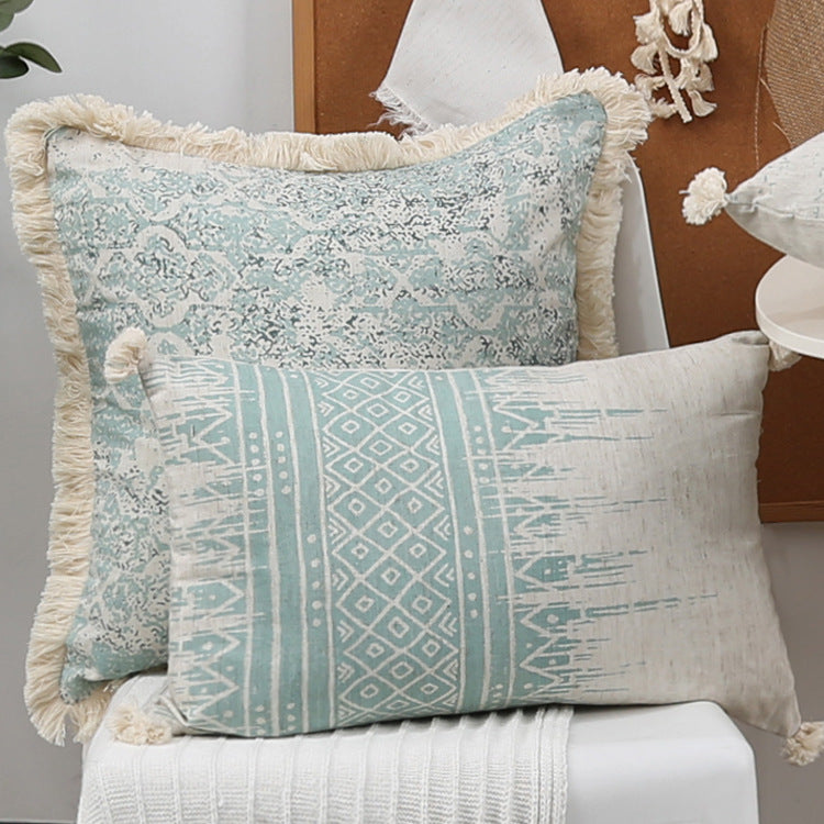 Housse de coussin tuftée texturée – Ambiance Stignature