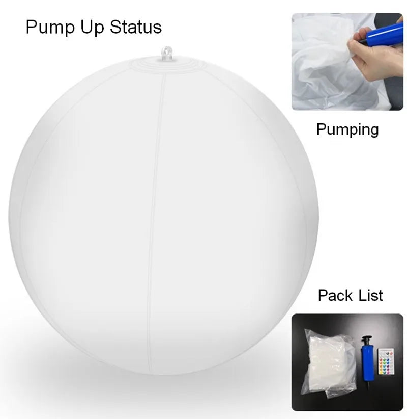 Boule lumineuse solaire flottante pour piscine – 16 couleurs