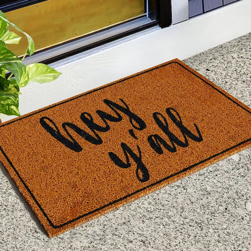 Natural anti-slip outdoor doormat, Elegant entrance