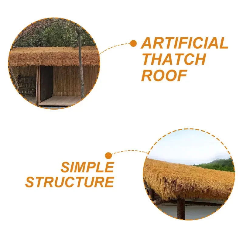 Chaume artificiel décoratif pour pergola et terrasse
