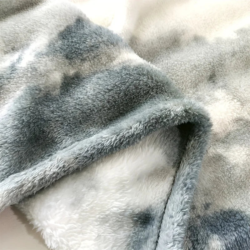 Jeté en fausse fourrure effet lapin – Douceur et chaleur