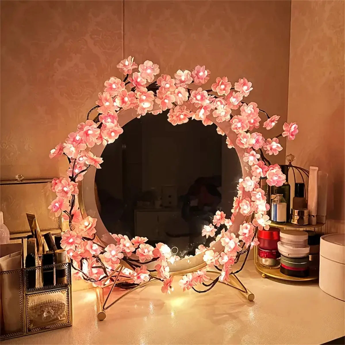 Branches lumineuses fleurs de cerisier – 96 DEL et 8 modes
