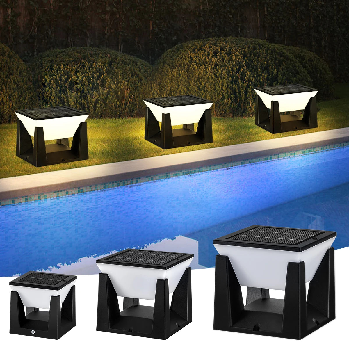 Decorative Solar Lamp – elegant patio ambiance