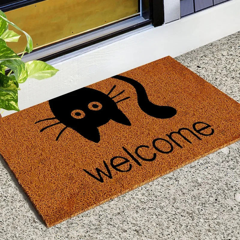 Natural anti-slip outdoor doormat, Elegant entrance