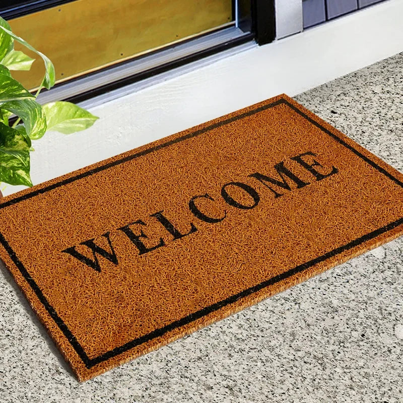 Natural anti-slip outdoor doormat, Elegant entrance