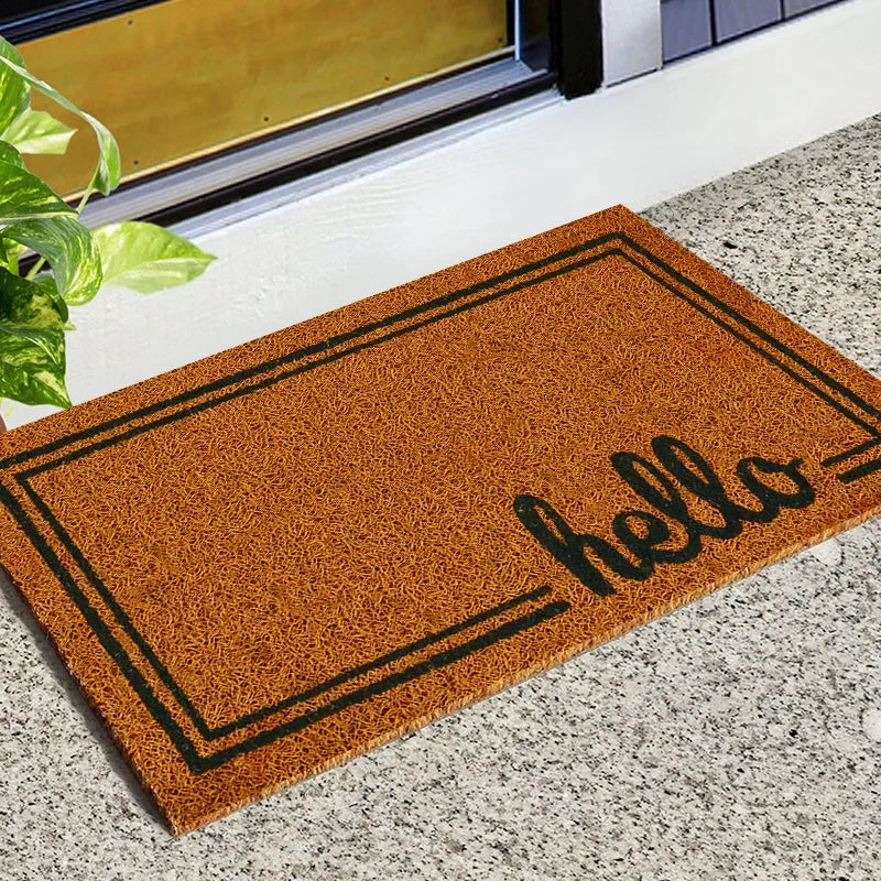 Natural anti-slip outdoor doormat, Elegant entrance