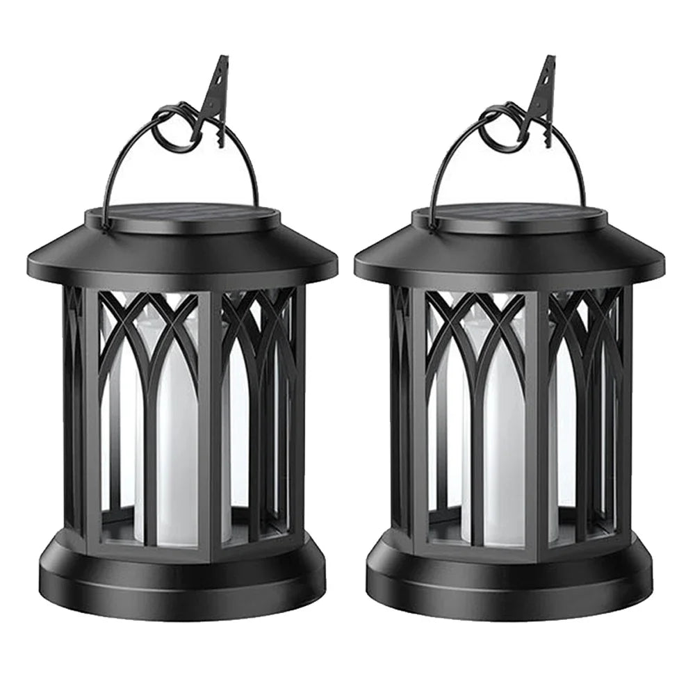 Lampe solaire DEL à effet de flamme – IP65