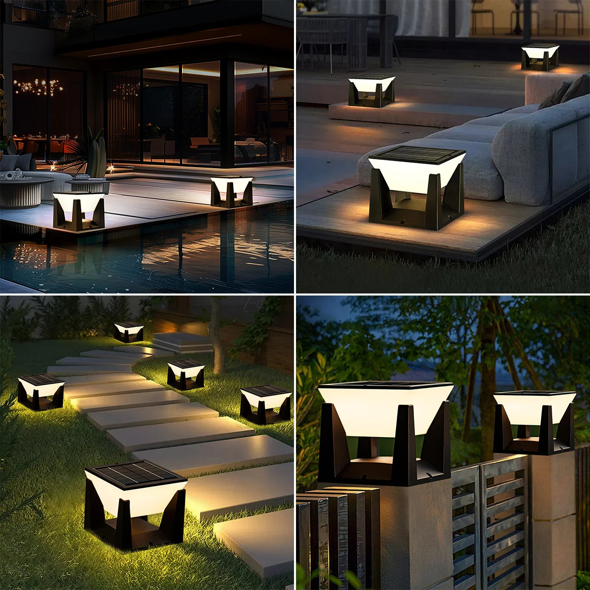 Decorative Solar Lamp – elegant patio ambiance