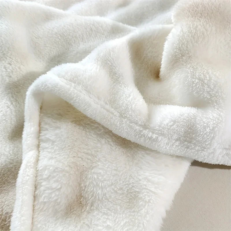 Jeté en fausse fourrure effet lapin – Douceur et chaleur