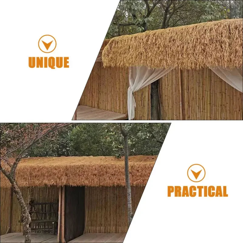 Chaume artificiel décoratif pour pergola et terrasse