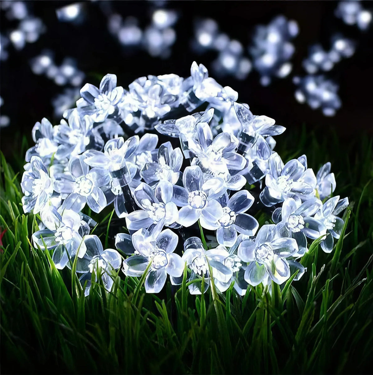 Guirlande solaire à fleurs de cerisier DEL – 8 modes