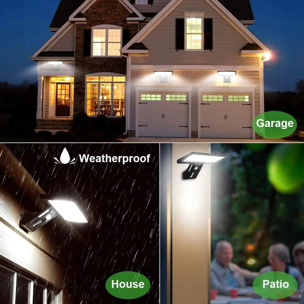 Applique solaire extérieure à détecteur – 3 températures et 4 modes