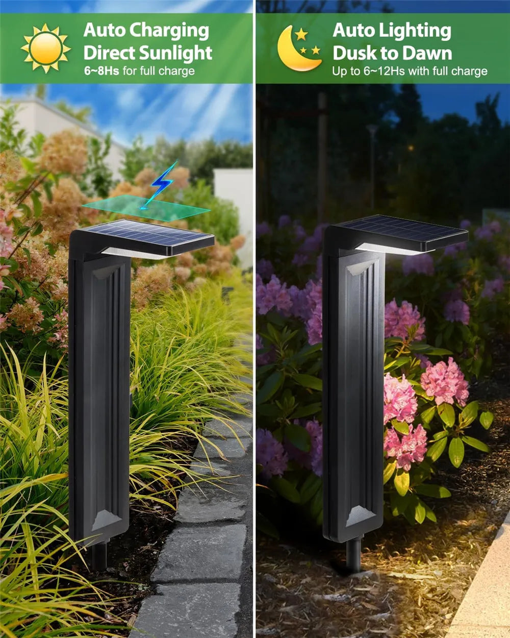 Outdoor Solar Lights - Elegant Garden Style