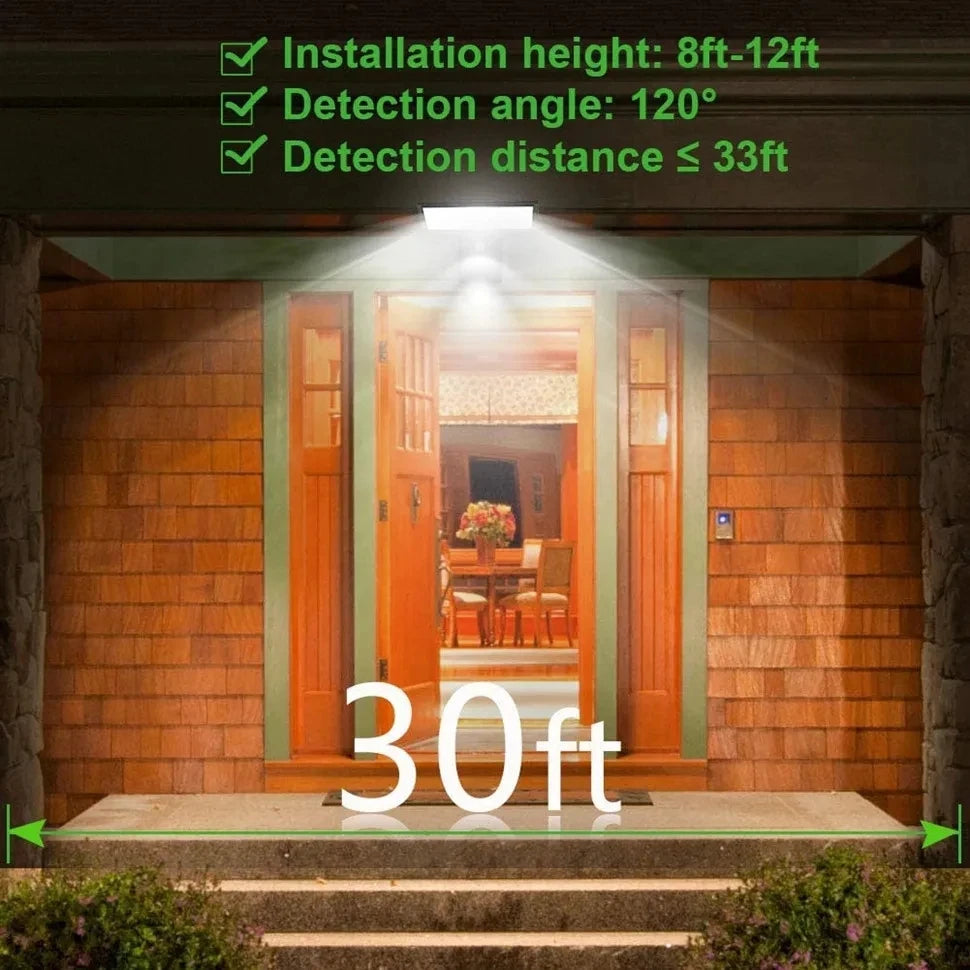 Applique solaire extérieure à détecteur – 3 températures et 4 modes