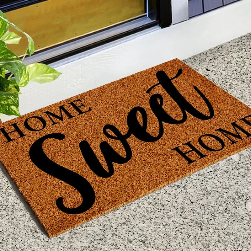 Natural anti-slip outdoor doormat, Elegant entrance