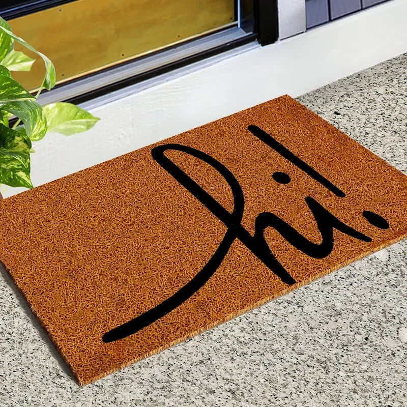 Natural anti-slip outdoor doormat, Elegant entrance