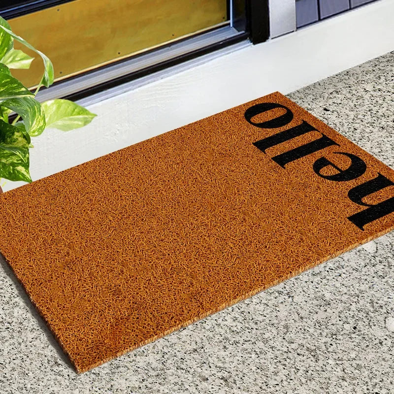 Natural anti-slip outdoor doormat, Elegant entrance