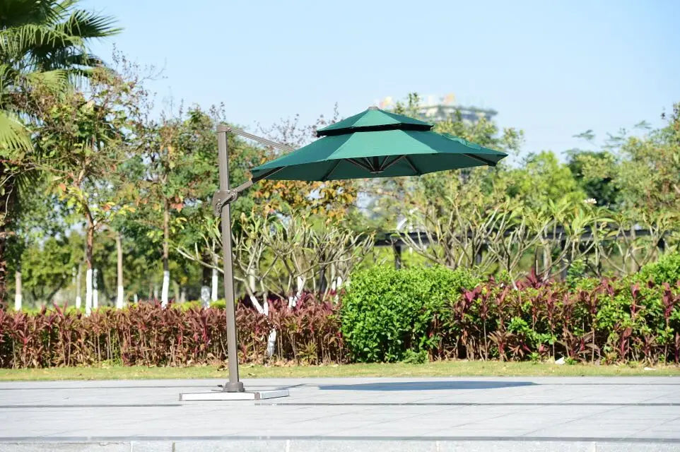 Outdoor Parasol 3m Roman Umbrella Beach Pool Sun Umbrella Courtyard Balcony Guard Pavilion Umbrella Garden Terrace Large Umbrell