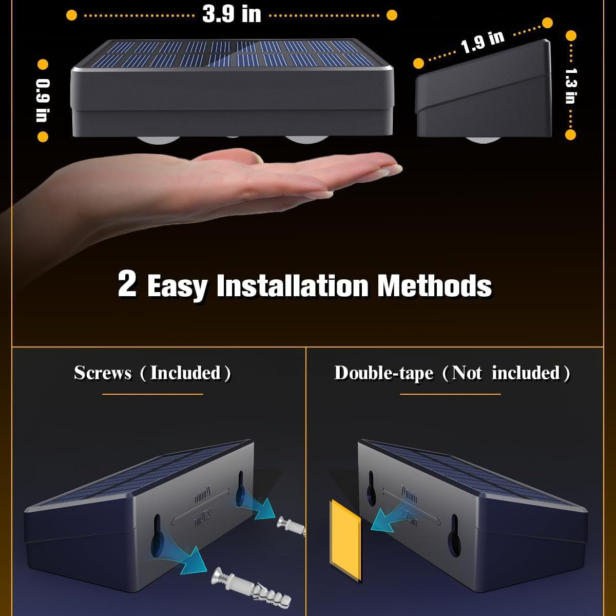 Fence Solar Light – Discreet and warm outdoor lighting