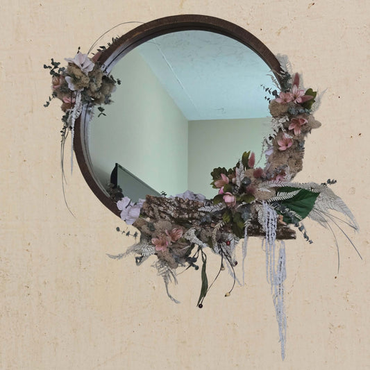 Éclosion élégante   Miroir floral signature
